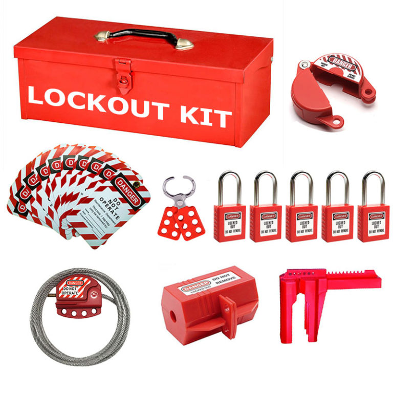 Large Personal Lockout Tagout Kit With Steel Box Next Day Safety